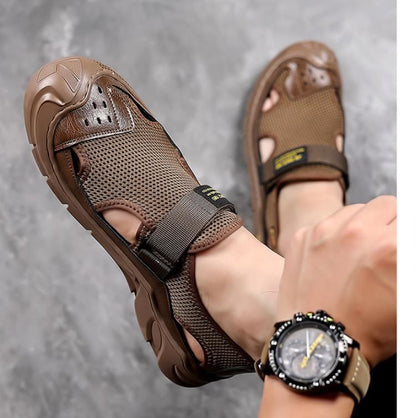 🔥Limited Time Offer 49% OFF🔥Summer New Men's Hollow Breathable Casual Leather Sandals