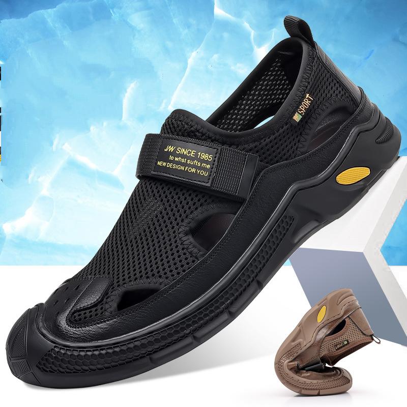 🔥Limited Time Offer 49% OFF🔥Summer New Men's Hollow Breathable Casual Leather Sandals