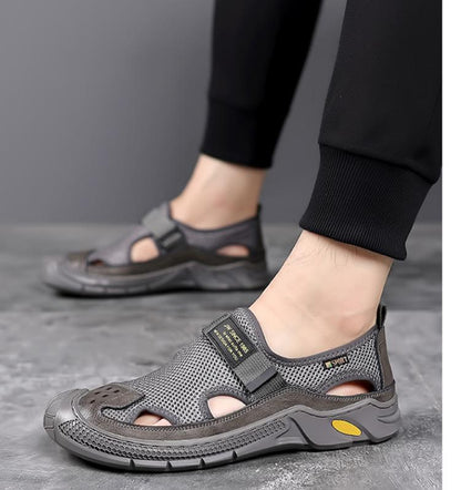 🔥Limited Time Offer 49% OFF🔥Summer New Men's Hollow Breathable Casual Leather Sandals