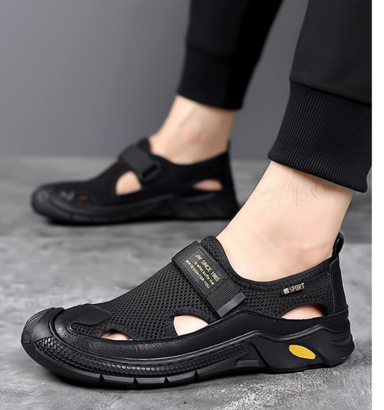 🔥Limited Time Offer 49% OFF🔥Summer New Men's Hollow Breathable Casual Leather Sandals