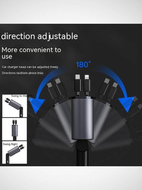 FAST Car Phone Charger Lighter USB And TYPE-C Adapter